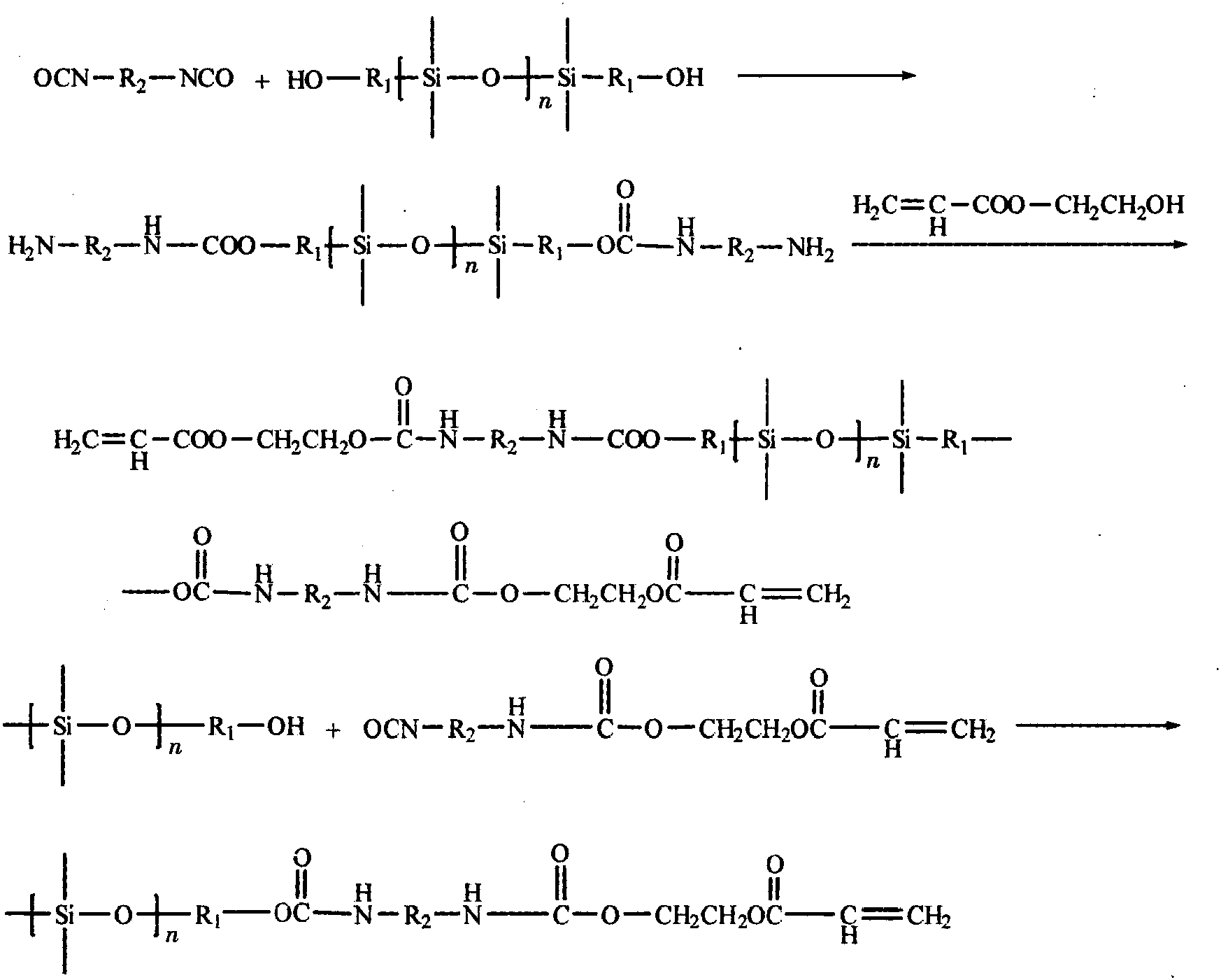 二、UV有機硅樹脂合成